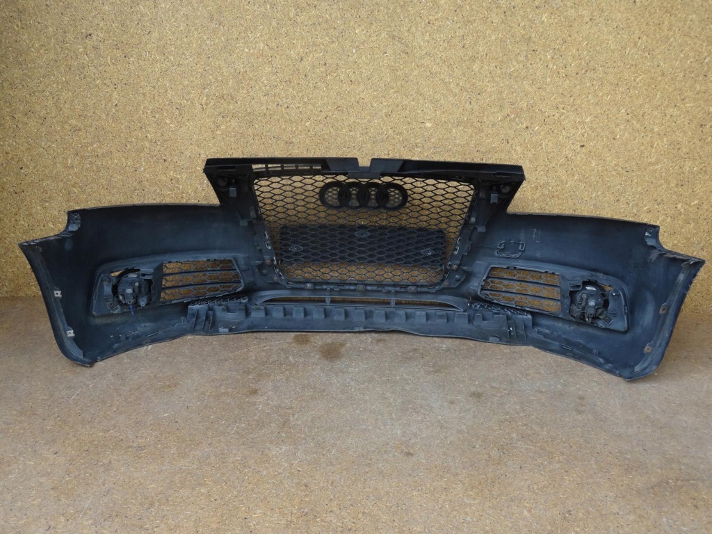 фото №11, Audi a3 8p s-line lift 08-12 бампер перед передній решітка радіатора ґрати replika rs3