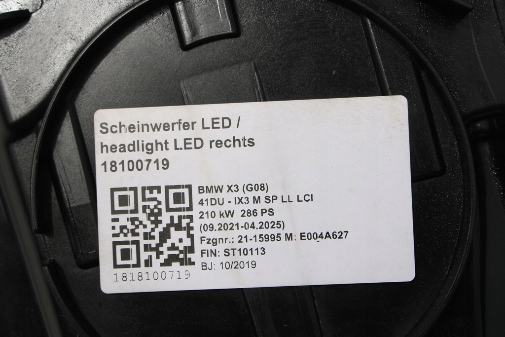 Bmw x3 g08 фонари перед фара адаптивный led 9491680 9491679 g01 x4 g02 9 491 Недорого