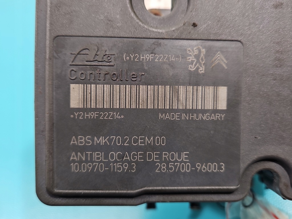 фото №9, Насос abs peugeot 207 9665343980 100207-01594