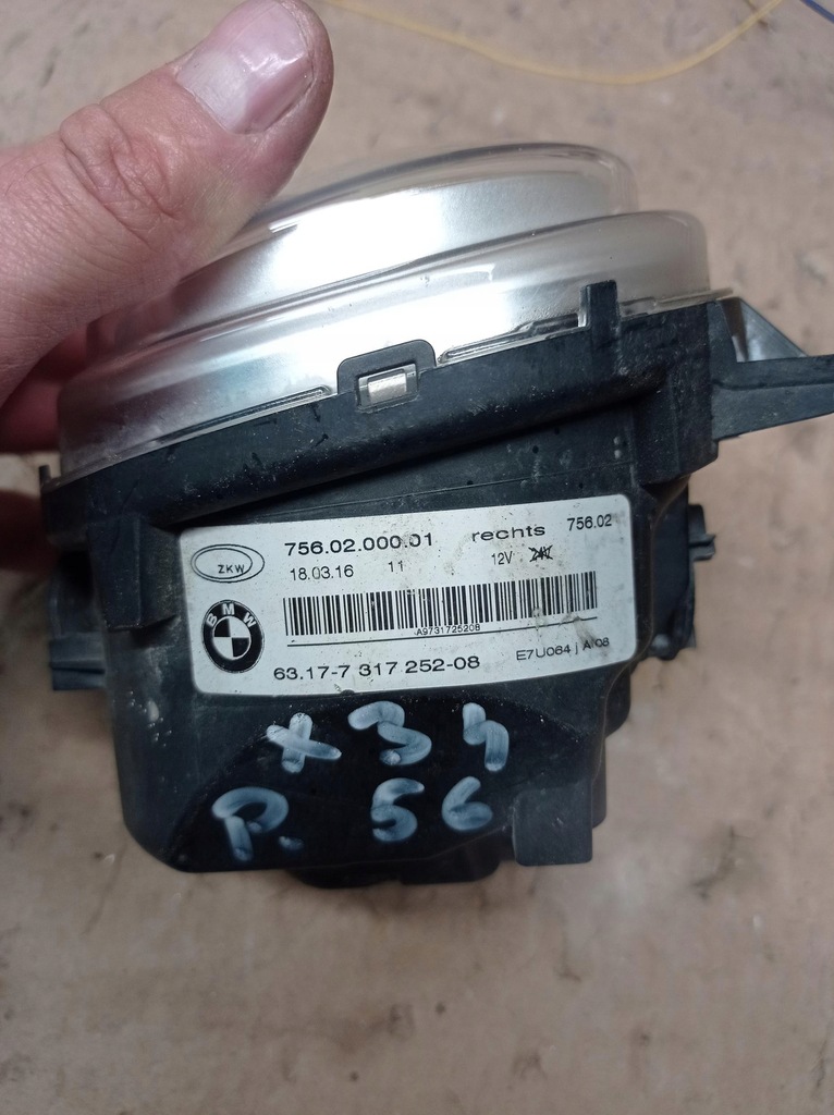 фото №7, Протитуманна фара led правий bmw x3 x4 x5 x6