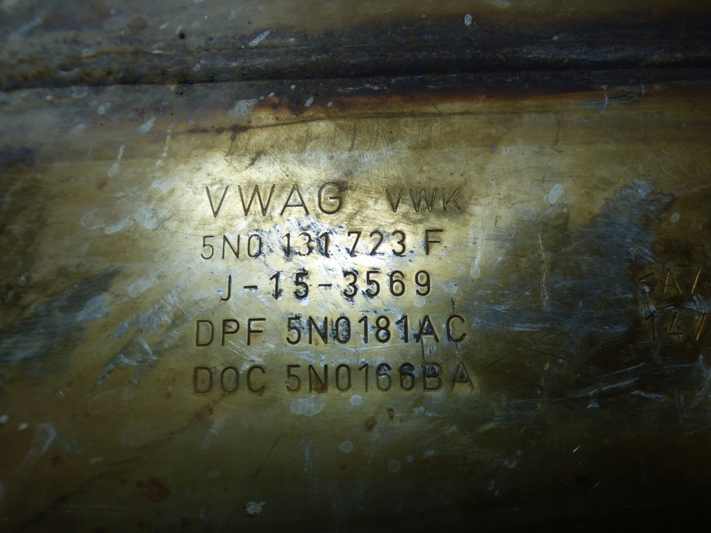 фото №5, Каталізатор 5n0131723f stbdb vw caddy iii 2k5 1.6tdi