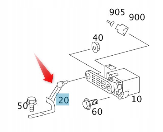 фото №1, Тяга выравнивание задняя mercedes r klasa w251 a2513202332