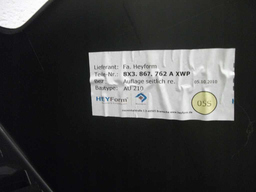 фото №7, Boczkiek багажника правый левый audi a1 8x3867762a