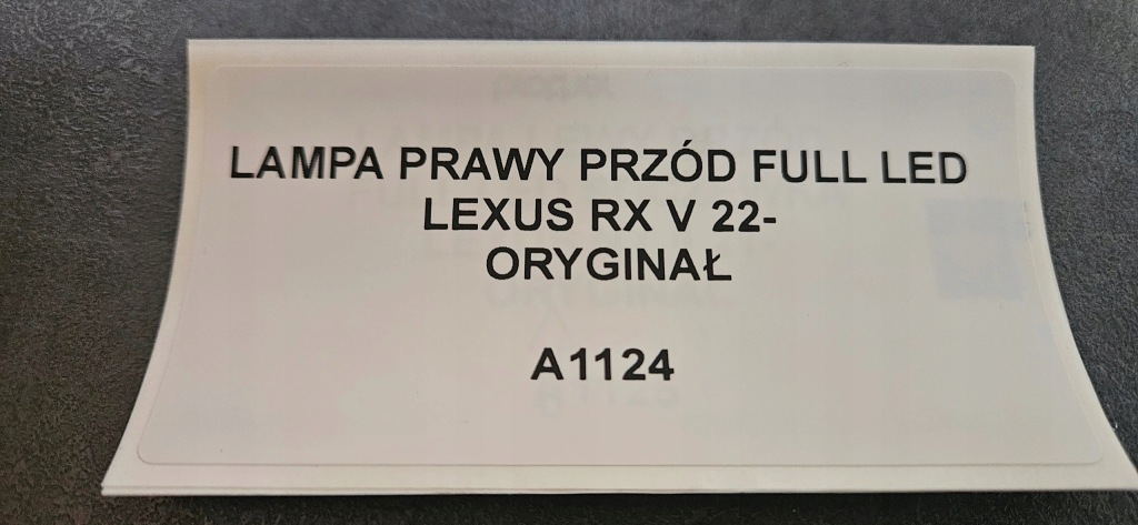 Купить Фара правый перед full led lexus rx v 22- оригинал