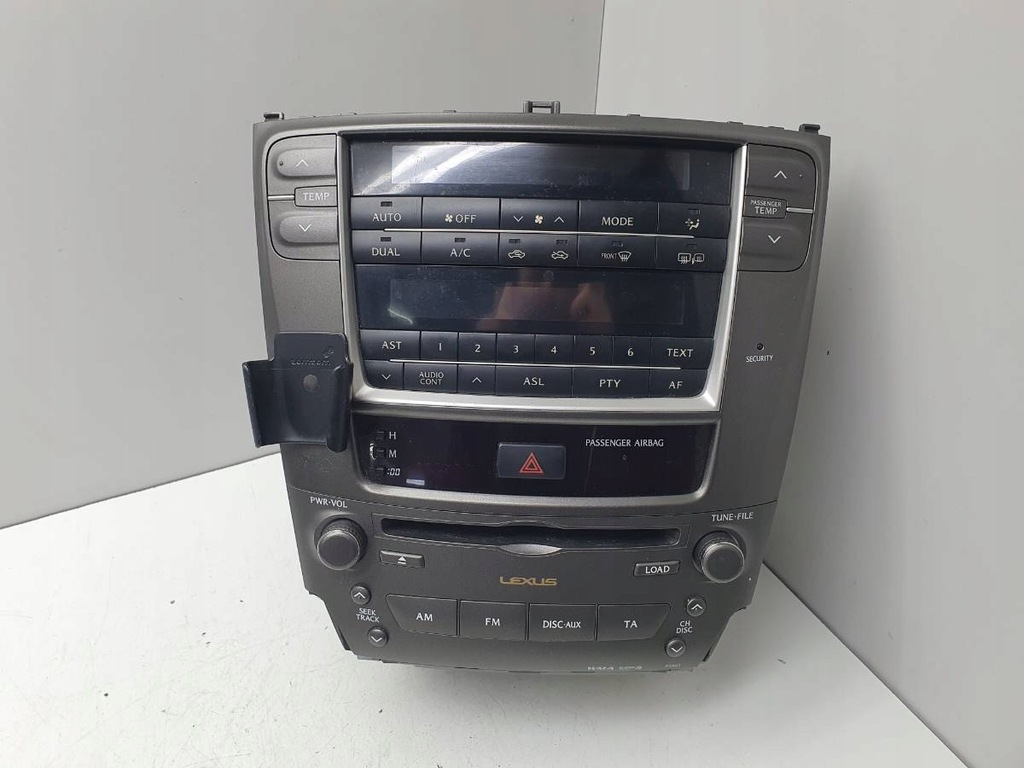 фото №1, Панель радио обдув lexus is 220 ii 86120-53400 eu