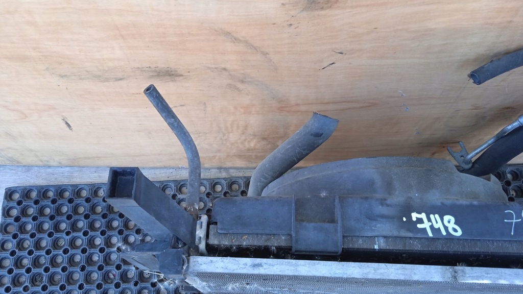 фото №8, Mercedes w169 1.5b радиатор вентилятор комплект