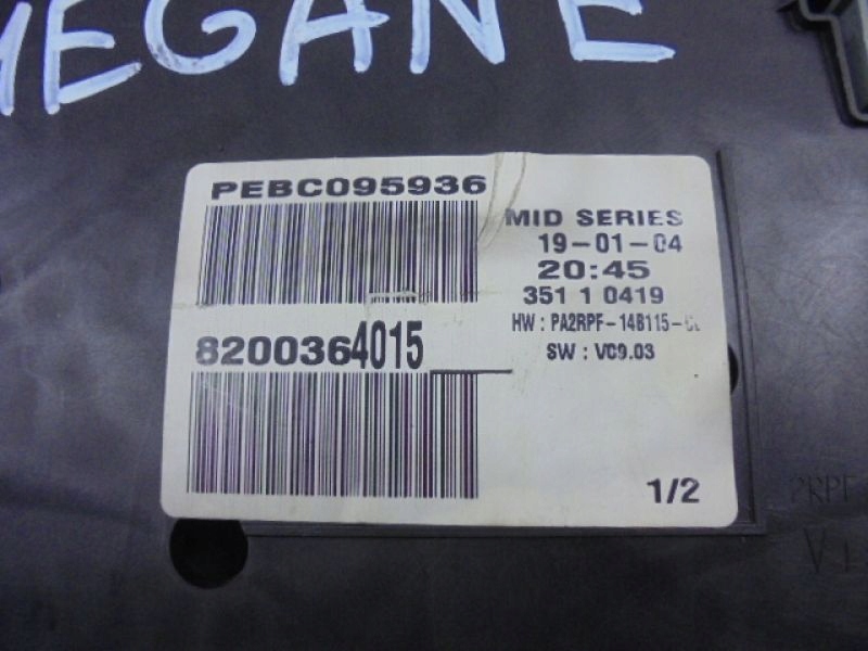 фото №8, Renault megane ii лічильник прилади 1.9dci 8200364015