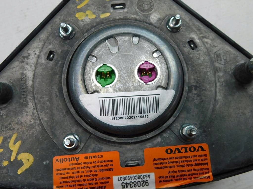 фото №6, Volvo s60 i 2002r подушка air bag водителя