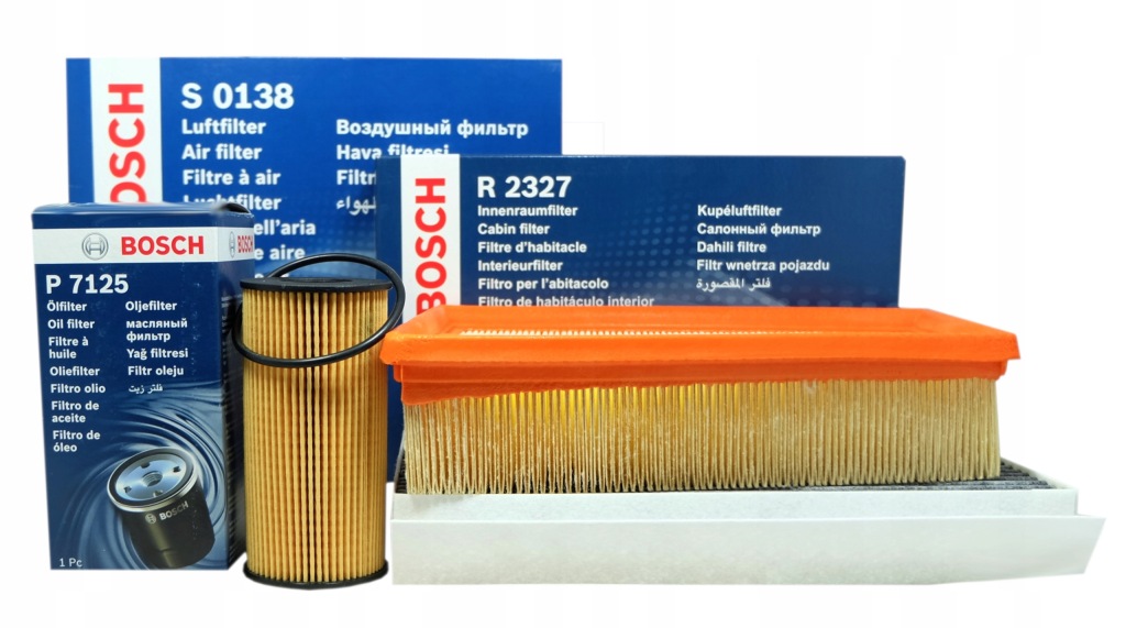 фото №1, 3 x фильтр bosch renault fluence megane iii 3 1.6 dci