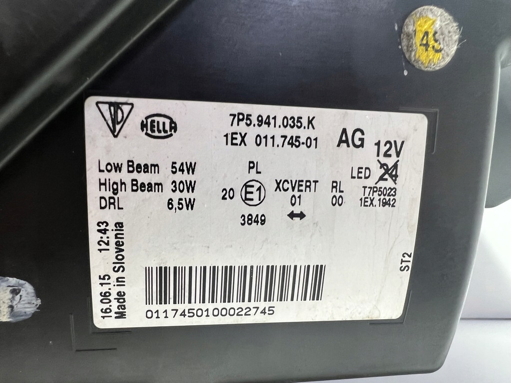 фото №8, Porsche cayenne lift 7p5 full led matrix лампа