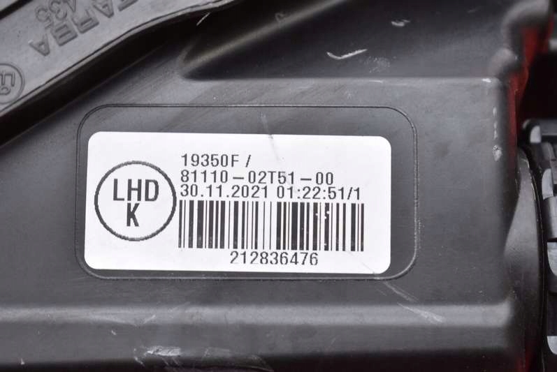 фото №7, Фара правий лампа перед led eu 81110-02t51 toyota corolla e21 19-21