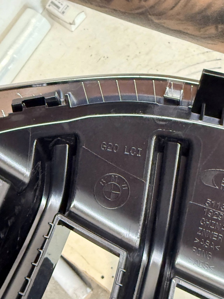 фото №8, Bmw 3 g20 g21 2022 накладка / решітка радіатора / решітка радіатора верхній радіатора