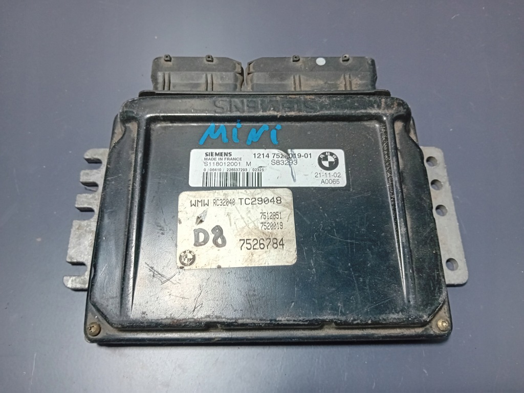 Купити 7526784 блок керування двигуна mini cooper 1.6 r50 r53