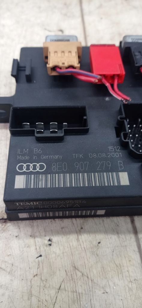 фото №5, Audi a4 b6 3.0 asn 8e0907551b бортовий комп'ютер іммобілайзер набір стартовий