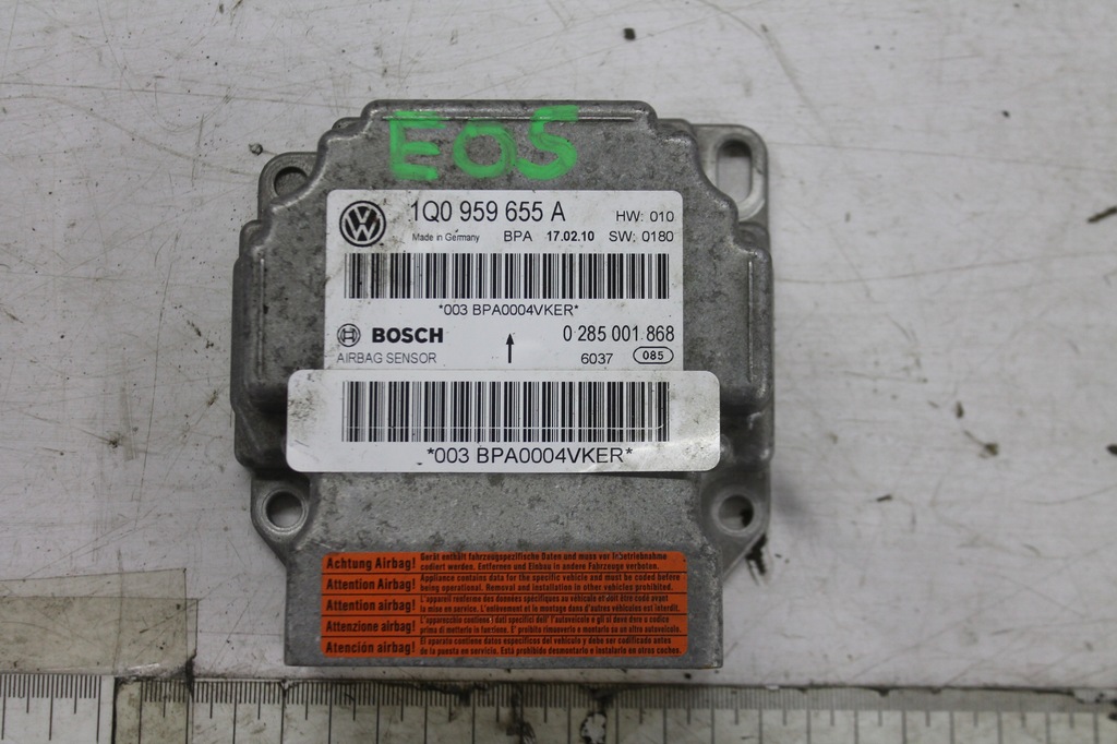 фото №1, Модуль датчик подушка безопасности 1q0959655a vw eos 05-10