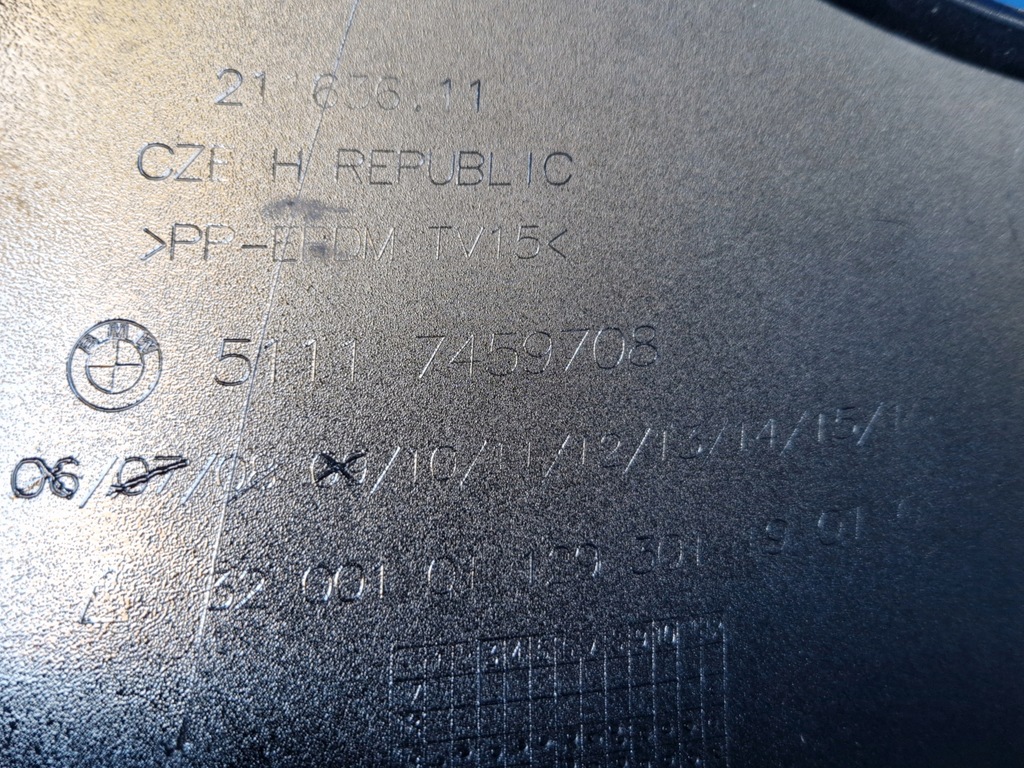 фото №16, Bmw 1 f40 бампер перед передній чорний do фарбування 51117459708