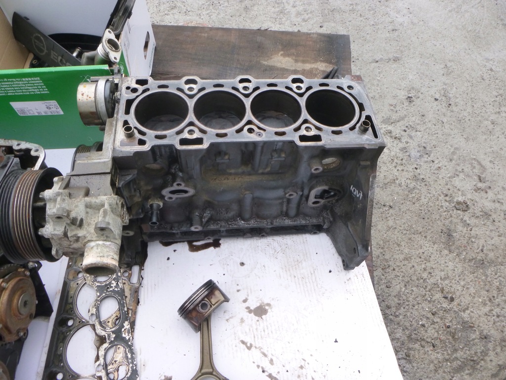 фото №8, Opel a16 xer блок двигуна з wałem i шатунами