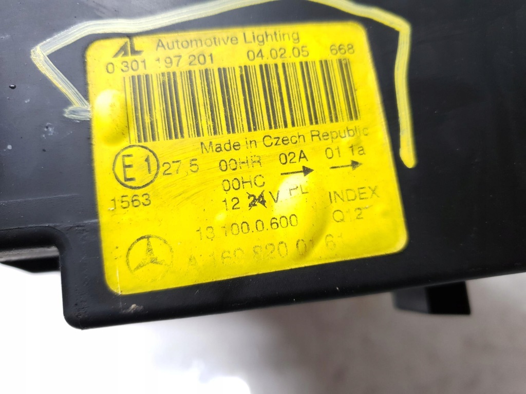 фото №7, Лампа ліва перед mercedes-benz a w169