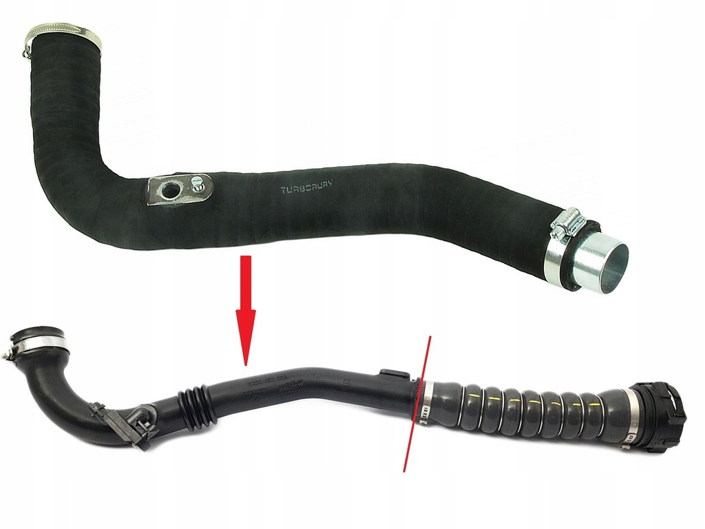 фото №1, Труба turbo renault laguna iii 1.5 dci 8200766662