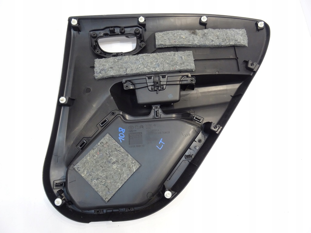 фото №9, Обшивка обивка дверь задняя citroen c1 ii toyota aygo ii peugeot 108 2014-