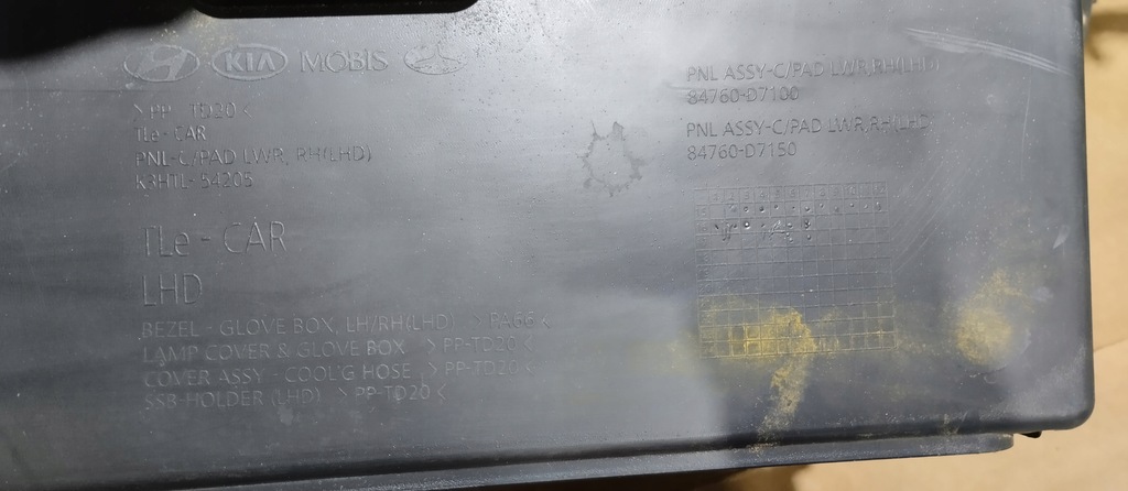 фото №9, Бардачок пассажира панели консоли hyundai tucson iii 15-