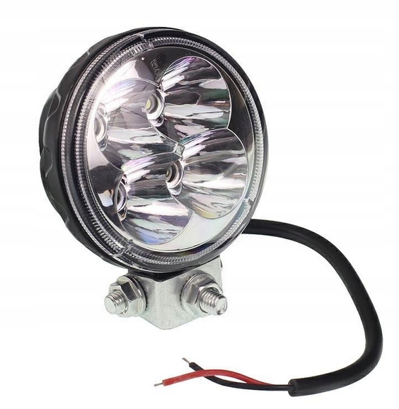 фото №2, Лампа робоча led протитуманна фара робочий світлодіодна кругла 4 led посилена тягач quad