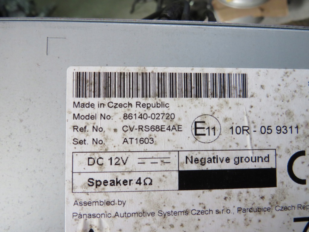 фото №3, Радио toyota 86140-02720