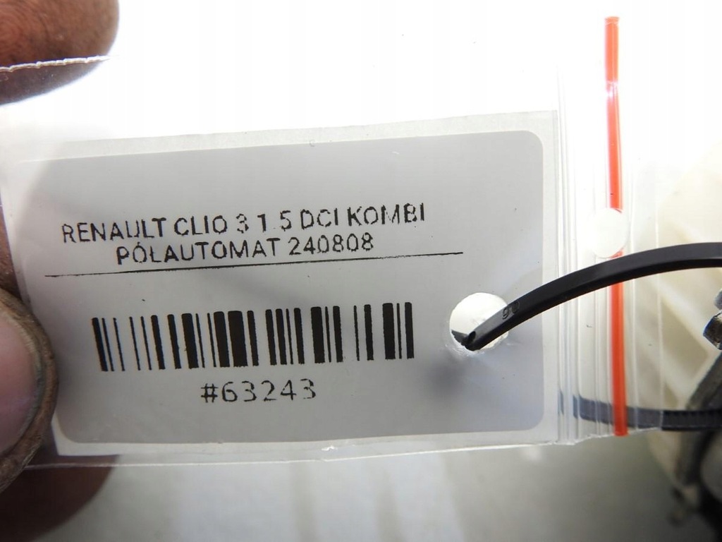 фото №4, Pas безопасности средний задняя renault clio iii kombi 34051985c