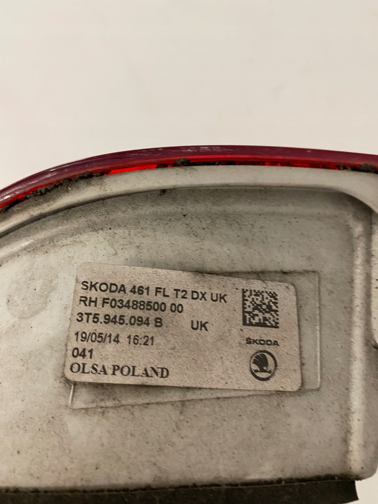 фото №6, Лампа правий задня w кришка skoda superb ii lift led