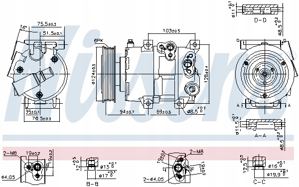 фото №1, Компресор кондиціонера hyundai