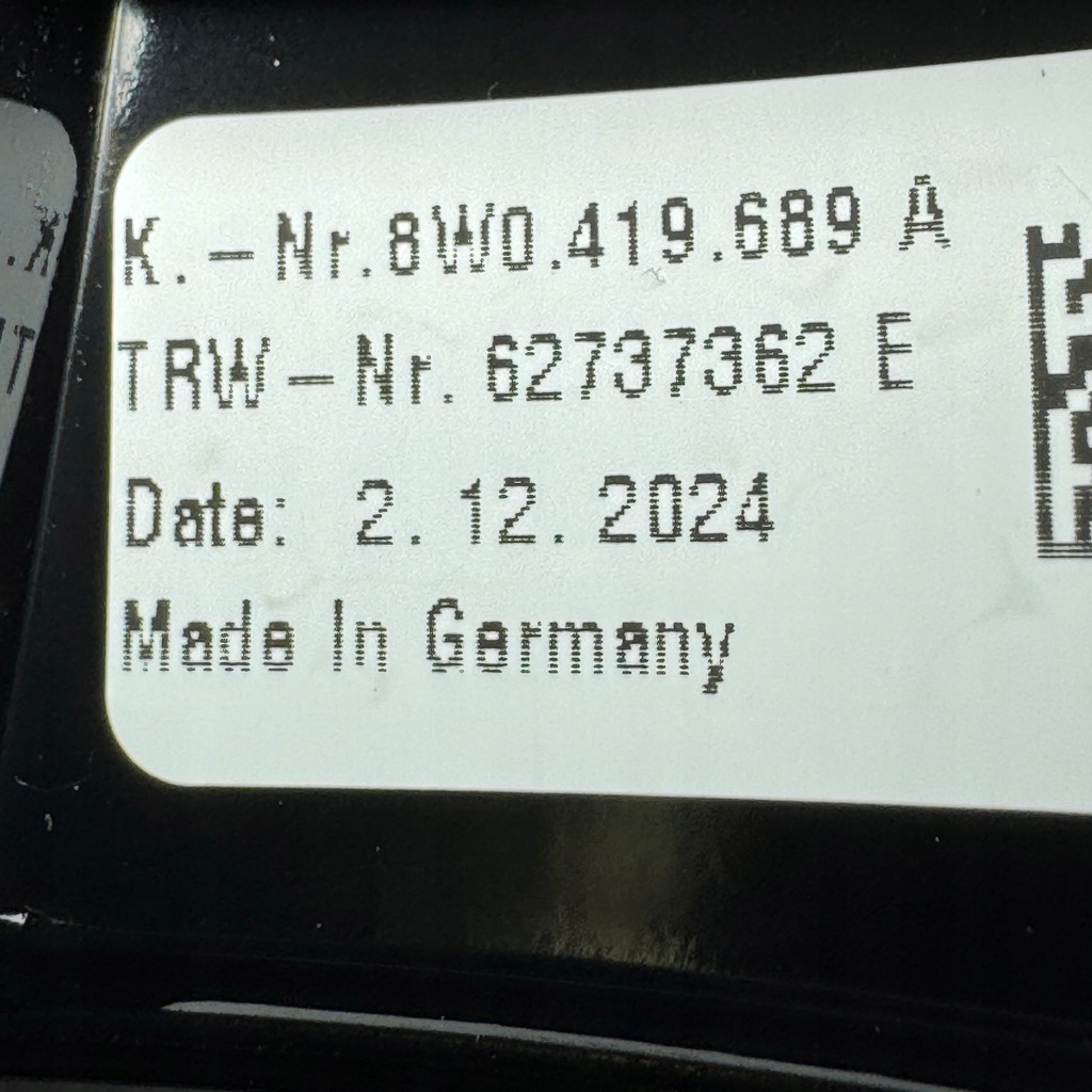 фото №9, Audi a3 s3 rs3 8v __ a4 s4 rs4 a5 s5 rs5 b9__ q2 sq2 рамка керма