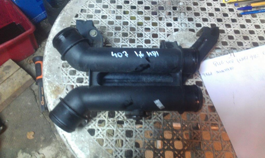 фото №1, Peugeot 407 1.6 hdi - труба интеркулер