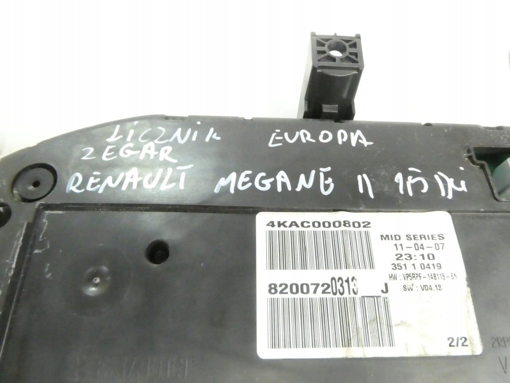 фото №6, Лічильник прилади renault megane ii 1.5dci
