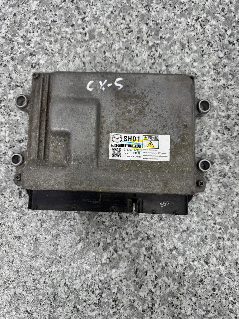 фото №5, Бортовий комп'ютер блок керування двигуна mazda cx5 cx-5 2012-2015r 275700-6381