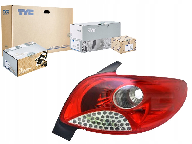 фото №1, Tyc лампа peugeot 206 1.4 i t3e