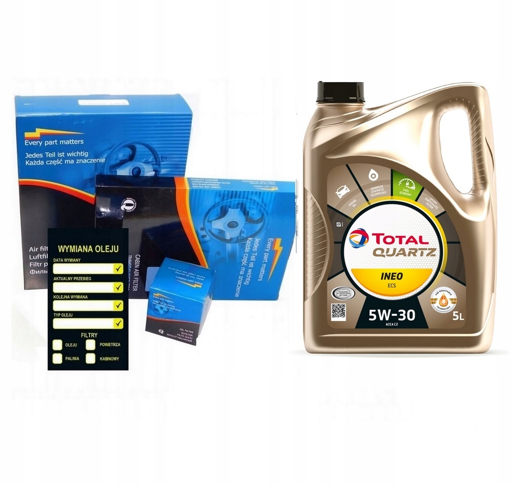 фото №1, Фільтри + total 5w30 citroen c4 aircross 1.6 hdi