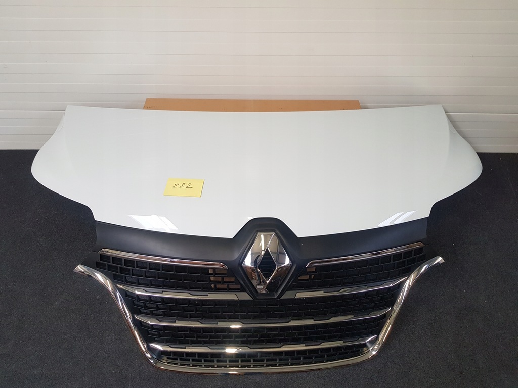 фото №1, Капот крышка передняя решётка радиатора renault master iv