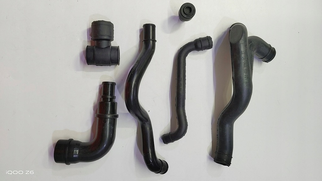 фото №13, Провода трубы шланги вентиляция картера do audi a3 a4 a6 tt 1.8t vw jetta golf 4 bora