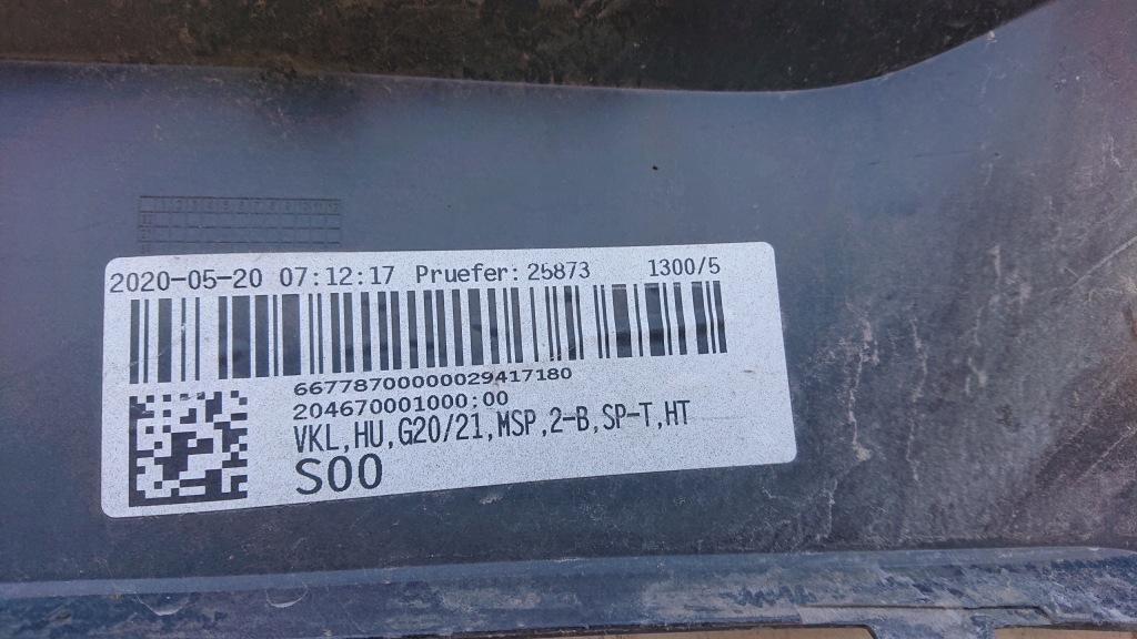 фото №10, Bmw 3 g20 g21 m набор диффузор бампер задний задняя