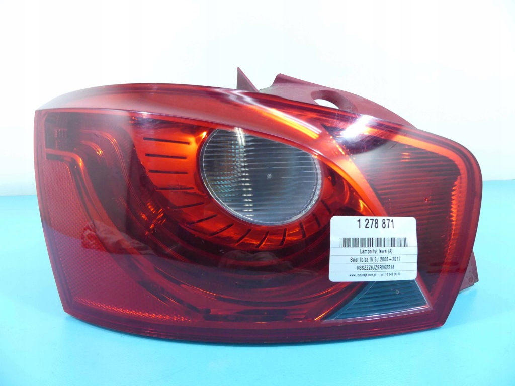 фото №1, Лампа задняя левая seat ibiza iv 6j hb 5d eu
