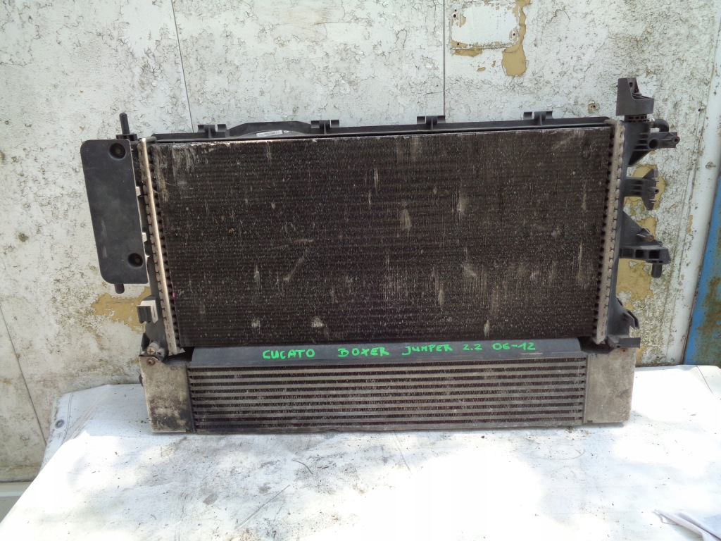 фото №1, Радиатор вентиляторы комплект jumper boxer 2.2d 06