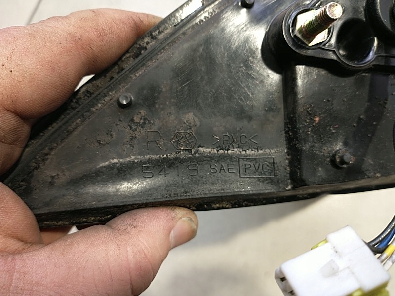 фото №5, Зеркало правое 5 pin galant viii 2.0 012091