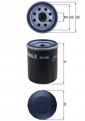 Фільтр оливи knecht Зі Шроту