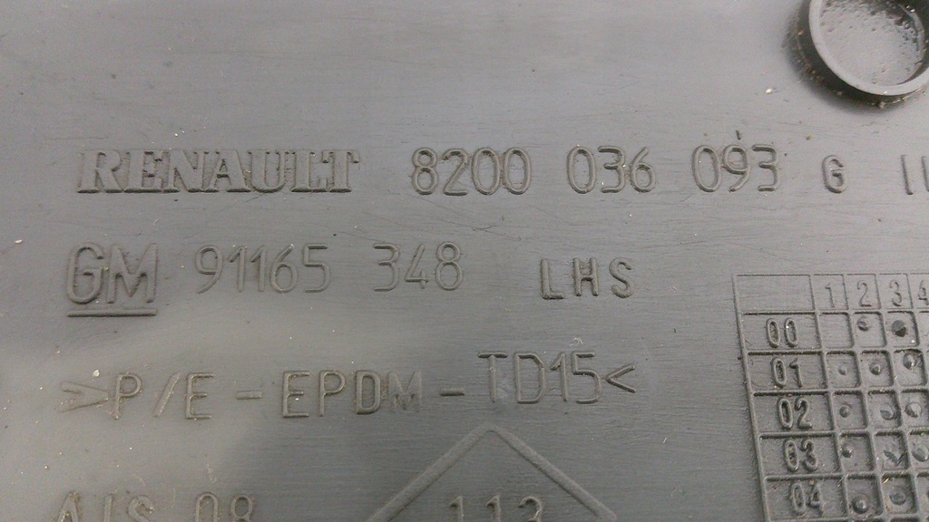 фото №7, Молдинг дверь раздвижных левых opel vivaro a 8200036093g 91165348