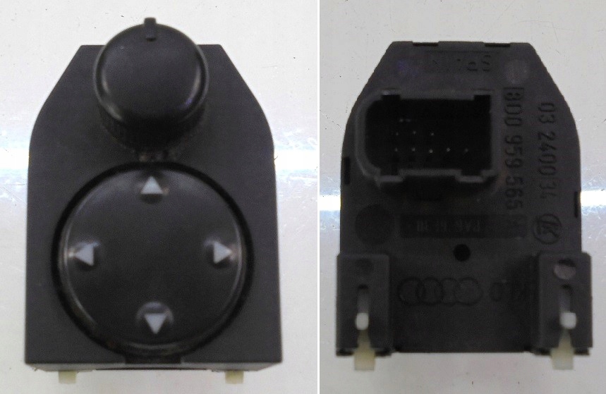 фото №1, Audi a4 b5 98 r перемикач регулювання дзеркал