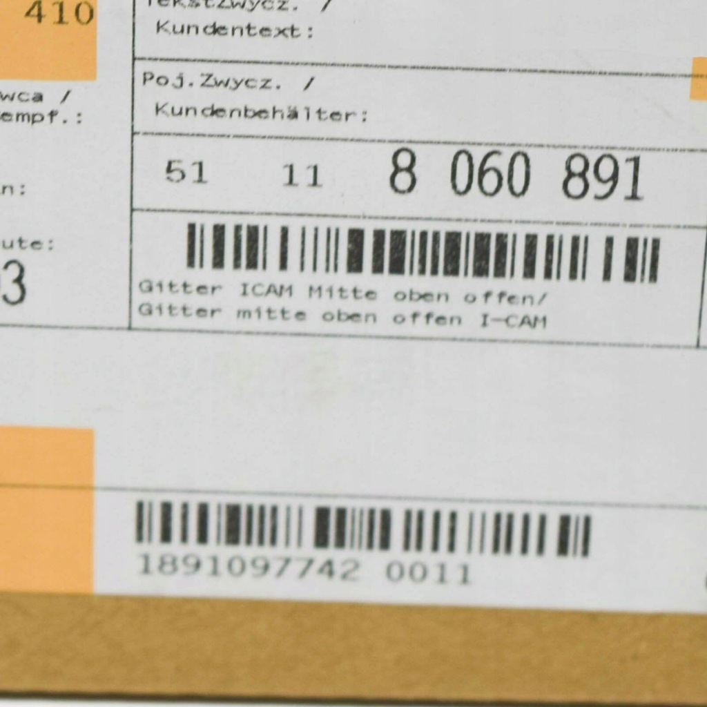 фото №8, Bmw x6 f16 m sport средний решётка радиатора pasuje do icam 8060891