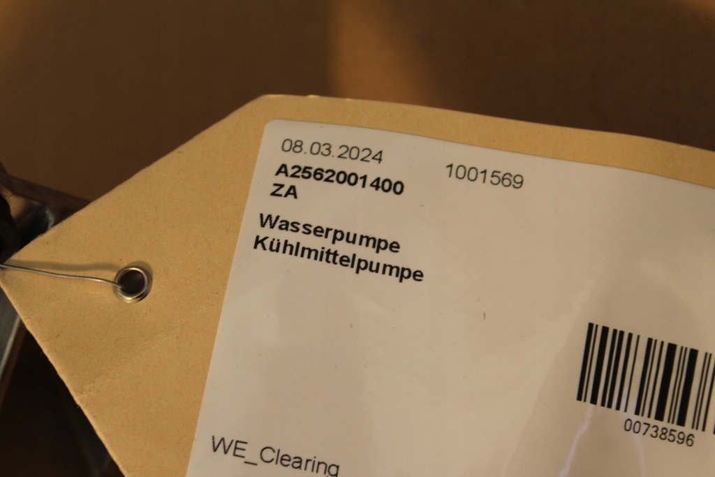 фото №6, Насос wody дополнительная m256 mercedes gle 167 a2562001400