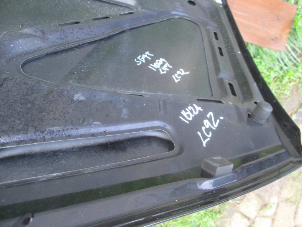 фото №8, Капот крышка двигателя seat ibiza 6l lift 2005-08 czarna lc9z