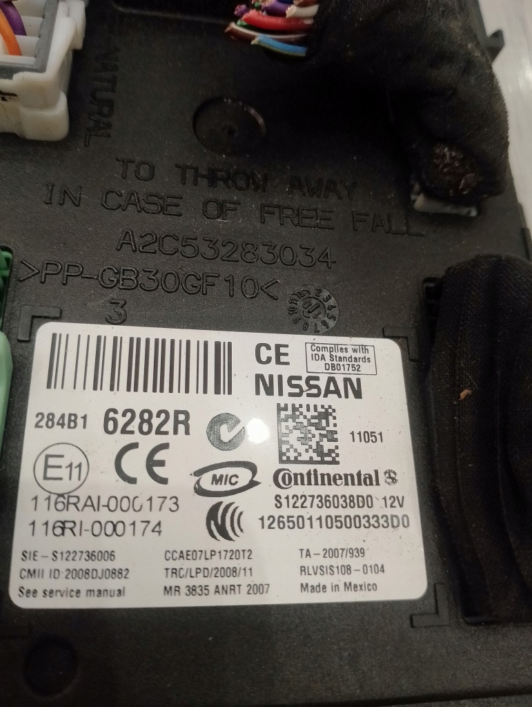 фото №2, Модуль bcm renault koleos i 2.0 dci 284b16282r