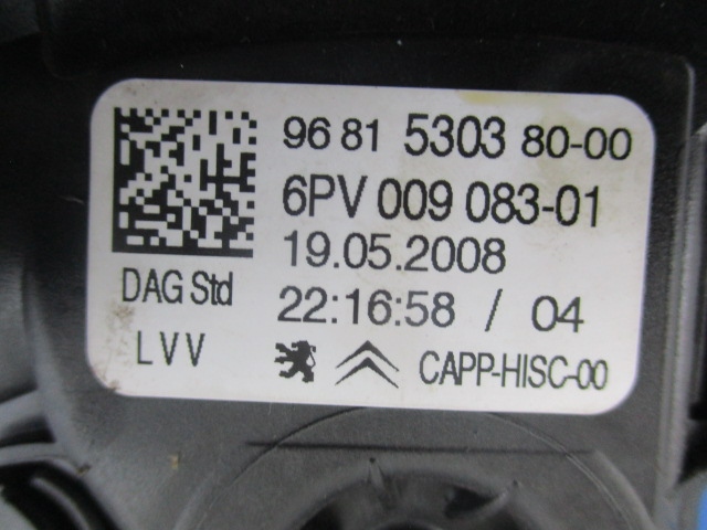 фото №7, Peugeot 308 потенциометр педаль газа 9681530380